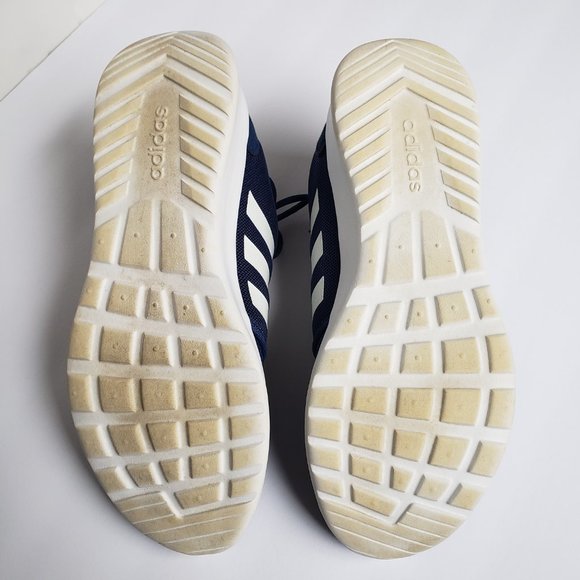 Adidas Neo Cloudfoam QT Racer Running Sneaker Shoes White & Blue Women Size 6.5 - Picture 13 of 15